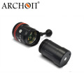 Archon 5200lm Vídeo de la antorcha de buceo con botón de pulsador mejorado